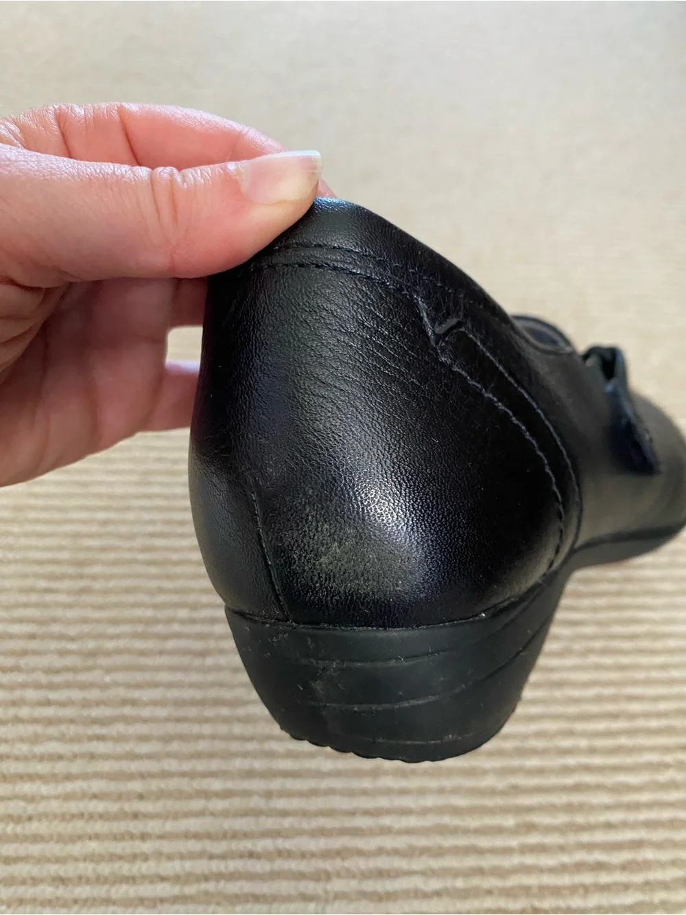 Dansko Black Leather Franny Loafers Flats Comfort Size EU 40 / US 9.5 - 10